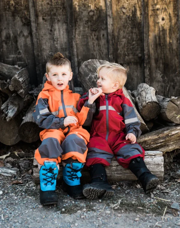 Children's Trail Suit, Classic Orange - Image 5
