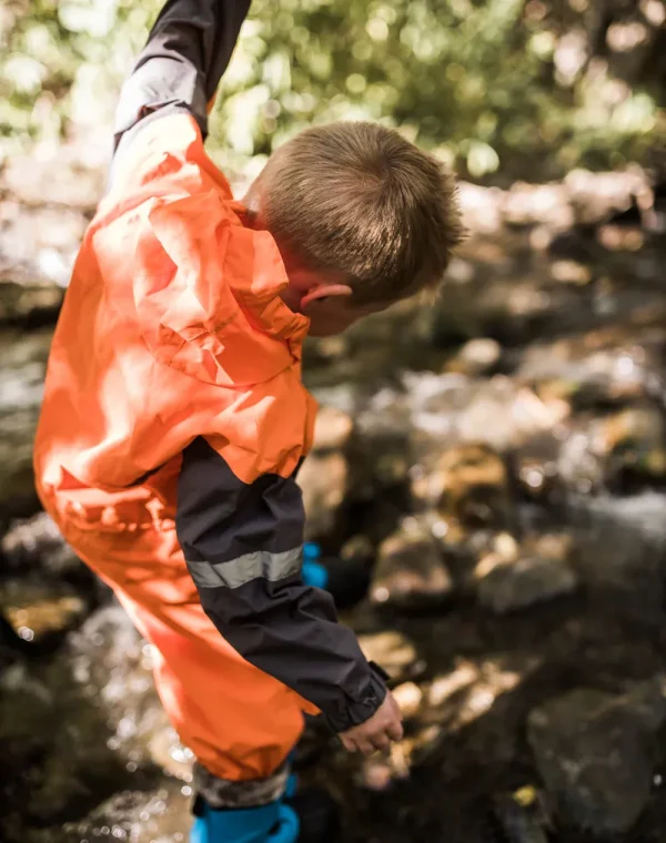 Children's Trail Suit, Classic Orange - Image 3